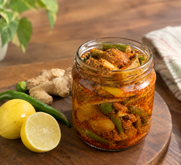Adrak Nimbu Mirchi Pickle