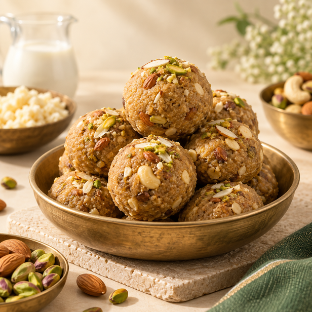 Punjabi Khoya Pinni